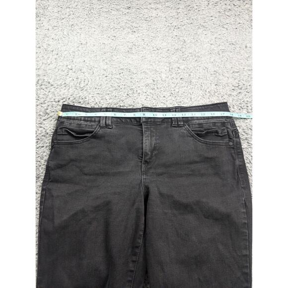 Democracy Jeans Womens 14 Black Ab Technology Skinny Stretch Normcore Casual - Picture 6 of 10